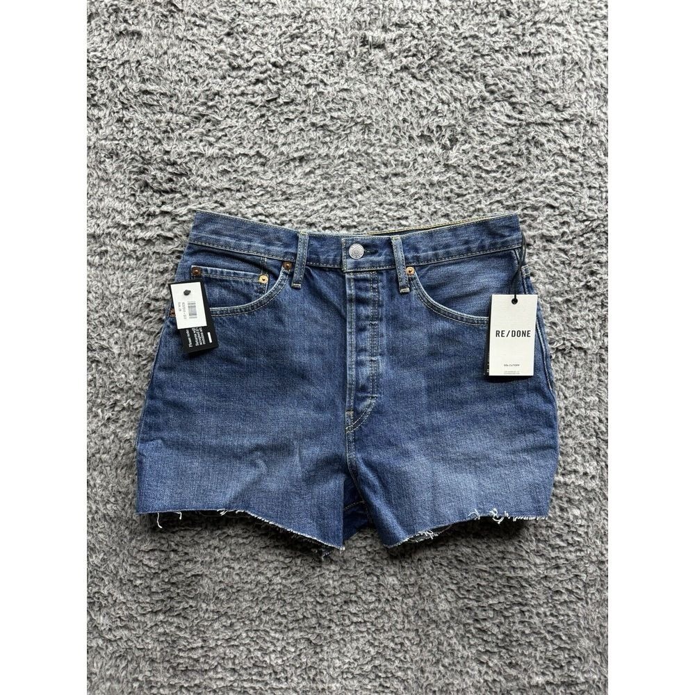 Re/Done 50s Cut Off Shorts Women's Size 28 Bay Fade NWT